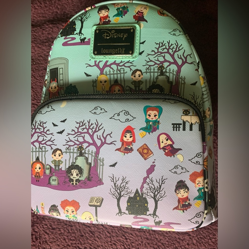LOUNGEFLY Hocus Pocus Disney Halloween Mini backpack